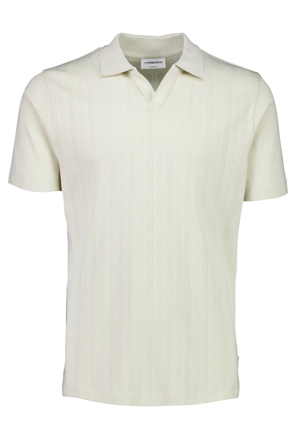 

Базовая футболка V-NECK POLO Lindbergh, цвет Stone