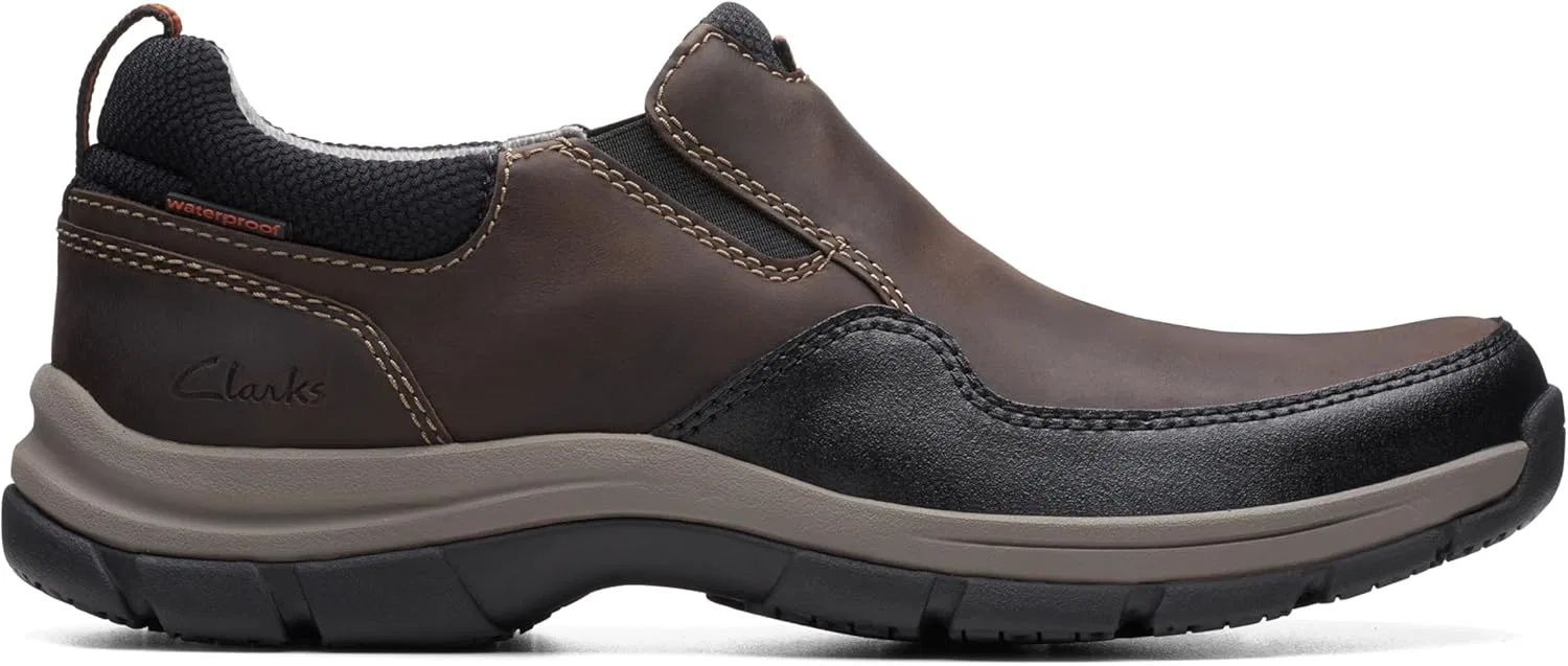 Мужские туфли Clarks Walpath Step, Dark Brown Leather — фото 3