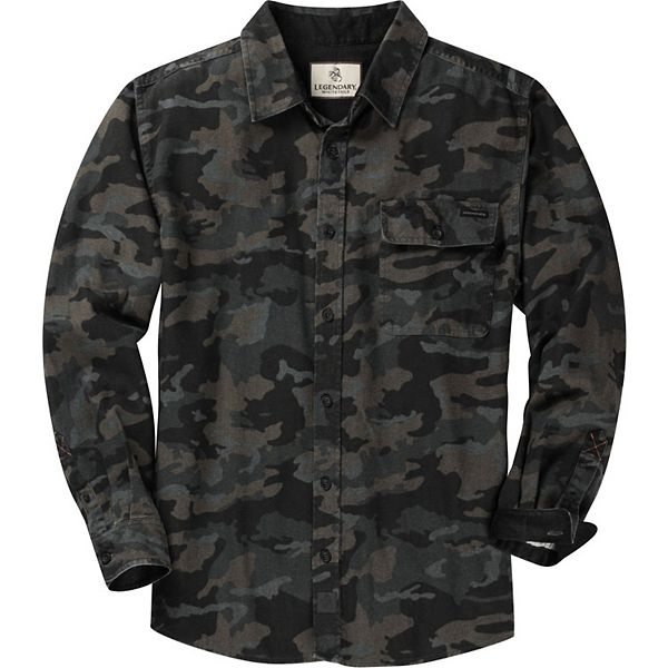 

Мужская рубашка в стиле бак кэмп в клетку Legendary Whitetails, Nocturnal Camo