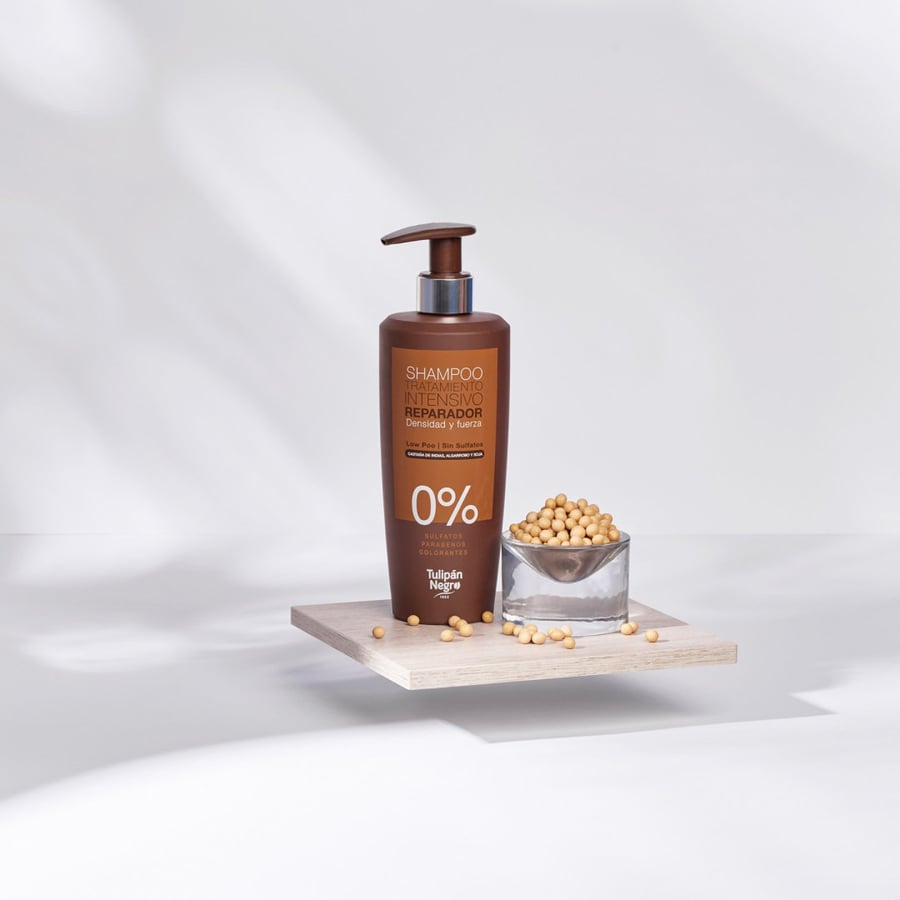 

Шампунь для волос без сульфатов Интенсивная реконструкция Tulipan Negro Shampoo Low Poo SS (500 мл)
