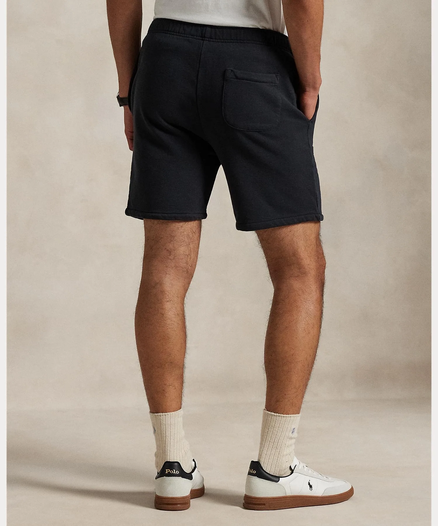 6,5-дюймовые флисовые шорты с петлевой структурой Polo Ralph Lauren, 001 Black — фото 4