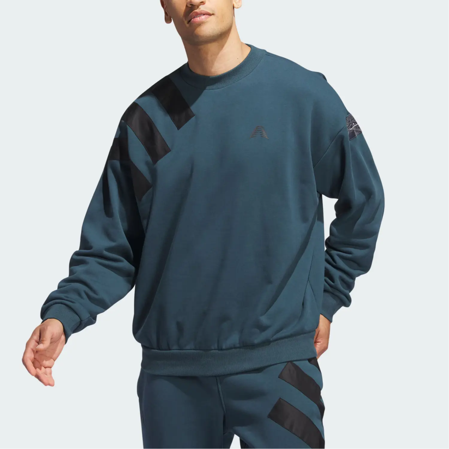 Adidas Originals Мужской свитшот Ae Foundation синий, Arctic Ocean Blue — фото 4