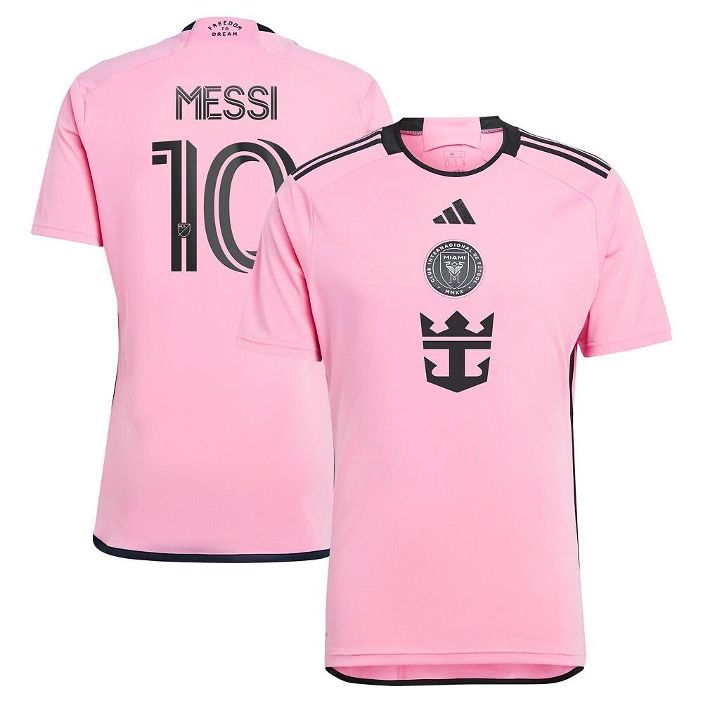 

Мужская футболка adidas Lionel Messi Pink Inter Miami CF 2024 2getherness Replica Player, цвет Mls Pink
