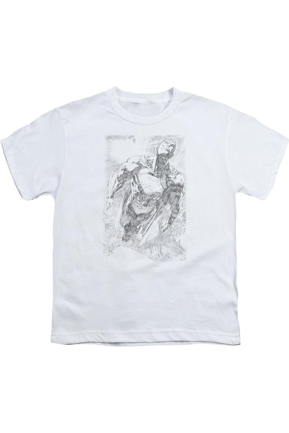 

Футболка с принтом "Супермен в космосе" для детей Gildan, белый