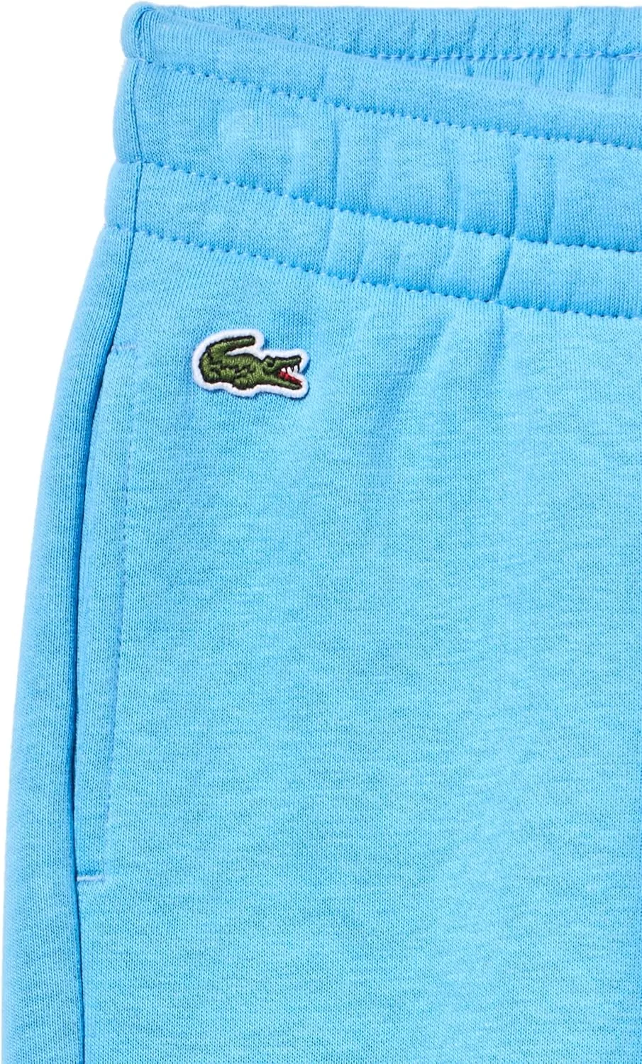 Детские монохромные спортивные штаны Lacoste, синий — фото 2