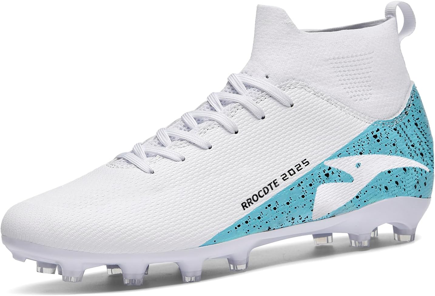 

Детские футбольные бутсы для мальчиков и девочек для игры на твердом грунте, спортивная обувь для детей Rrocdte, белый