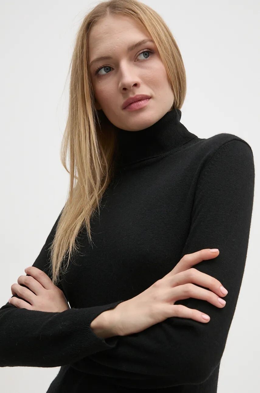 

Свитер Sisley из смесовой шерсти, черный