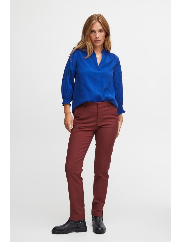 

Pulz Повседневные брюки PZBINDY, стандартный крой, цвет Tawny Port