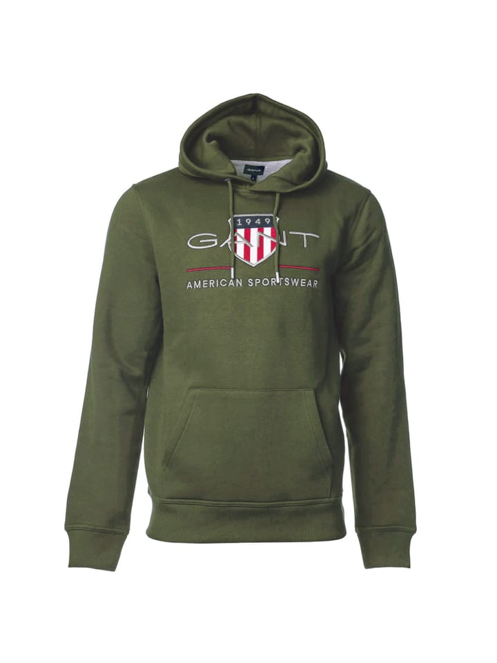 

Толстовка Gant, цвет grün (moss green)