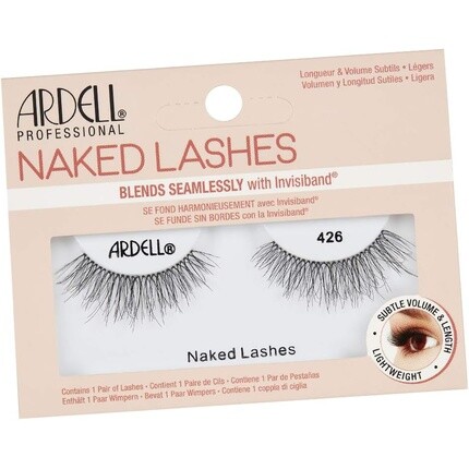 

Накладные ресницы Naked Lashes Real Hair 426 — натуральные веганские многоразовые накладные ресницы для приклеивания — 1 пара, Ardell