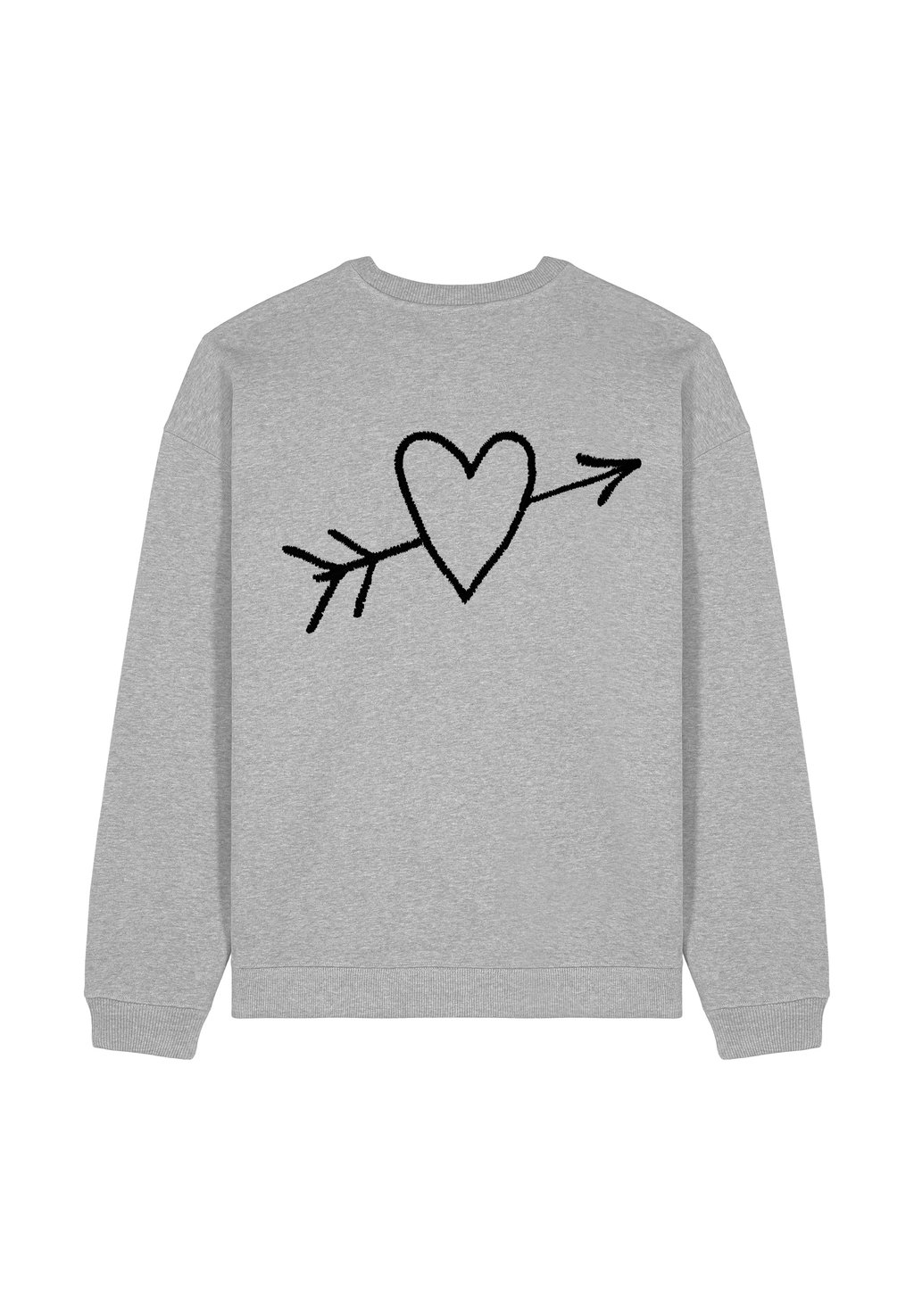 

Толстовка EL AMOR BACK EMBROIDERY UNISEX Mira Paris, пятнистый серый