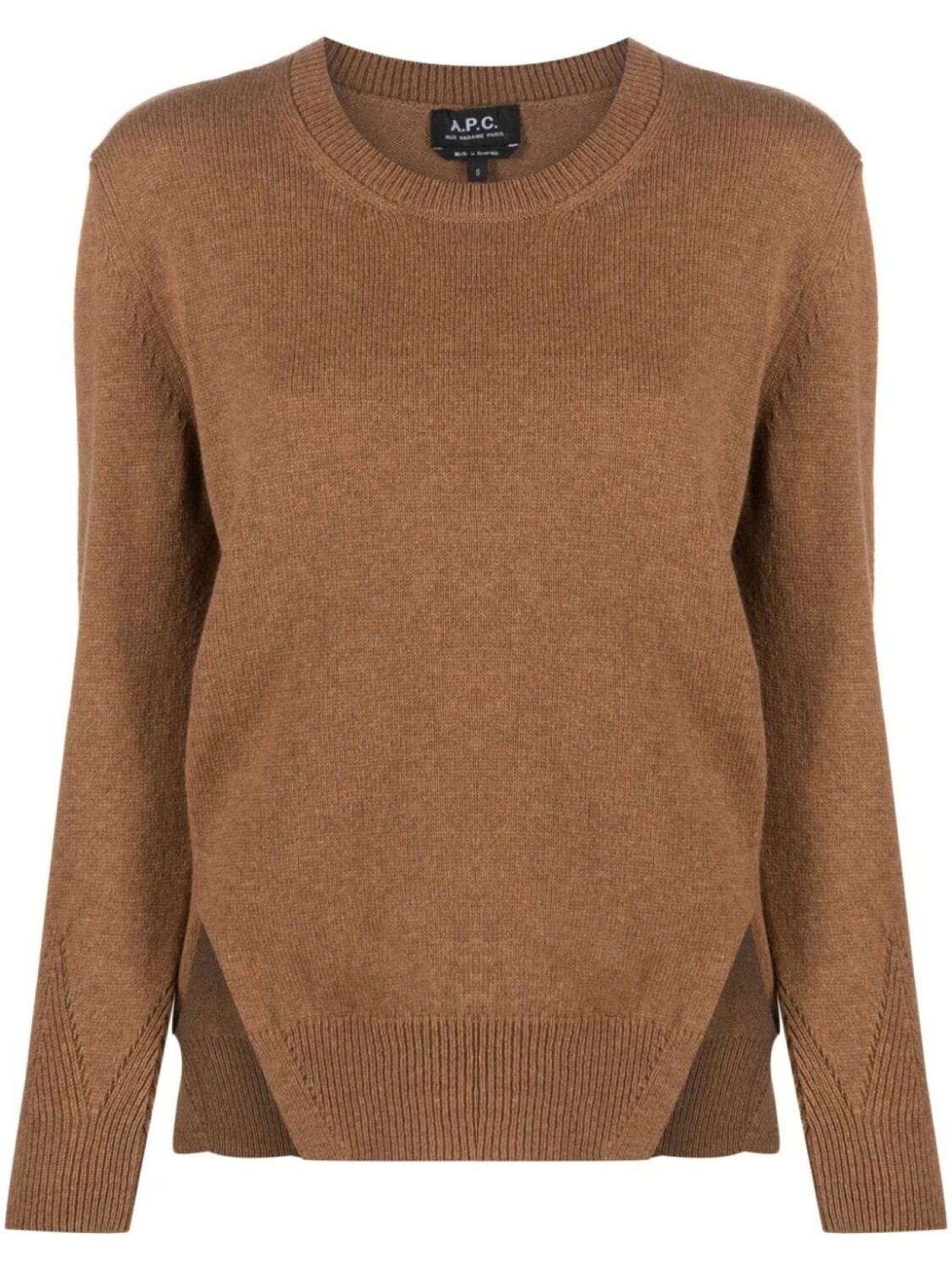 

A.P.C. джемпер из вирджинской шерсти, коричневый