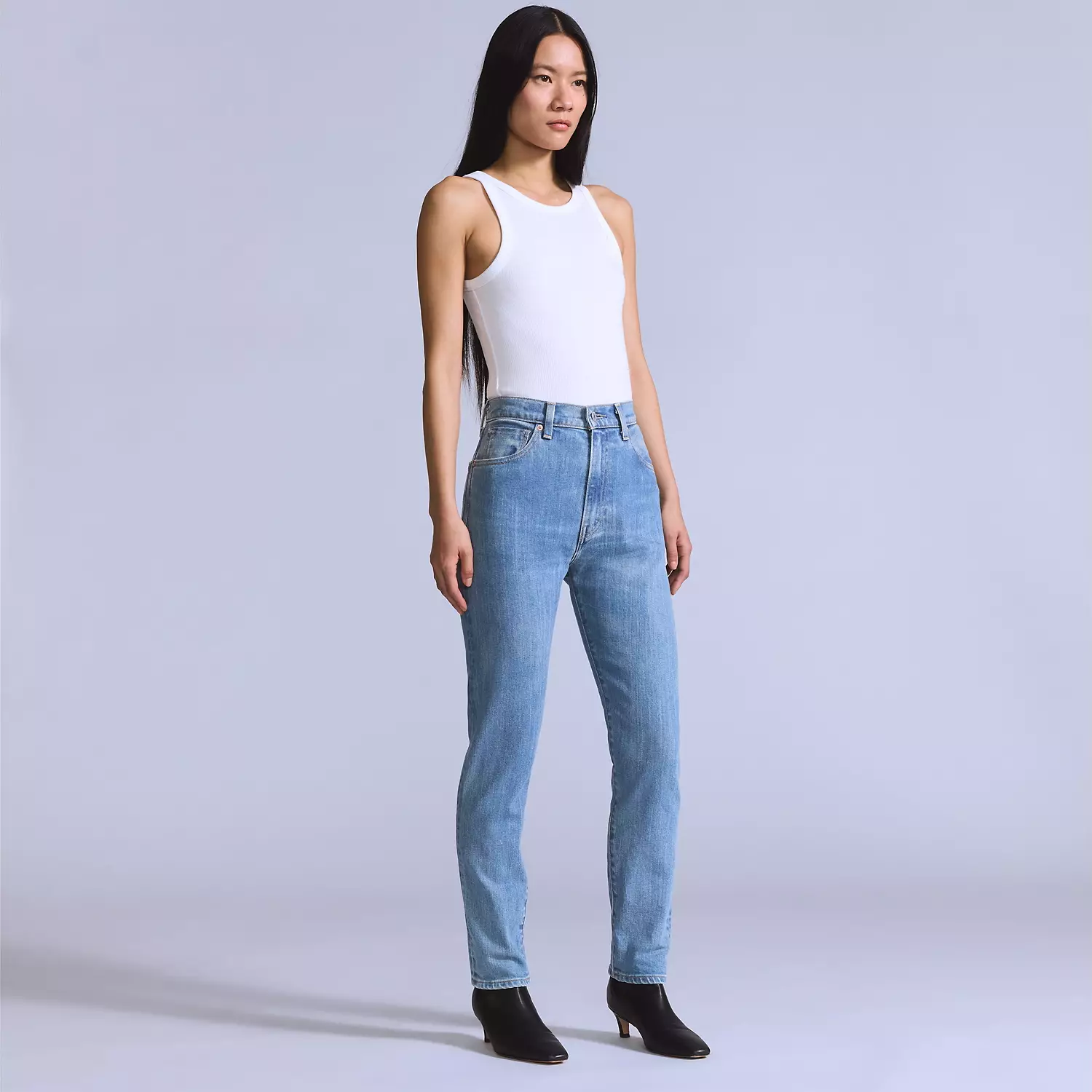 

Женские джинсы Slim Fit с высокой посадкой Levi's, цвет Pool Side - Medium Wash