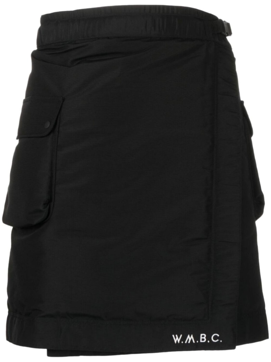 

Белые шорты-карго Mountaineering с запахом White Mountaineering, черный