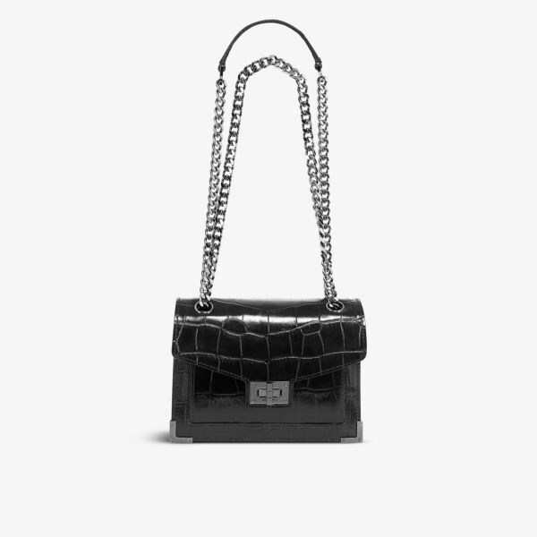 

Сумка через плечо Emily с тиснением под крокодила The Kooples, цвет bla01