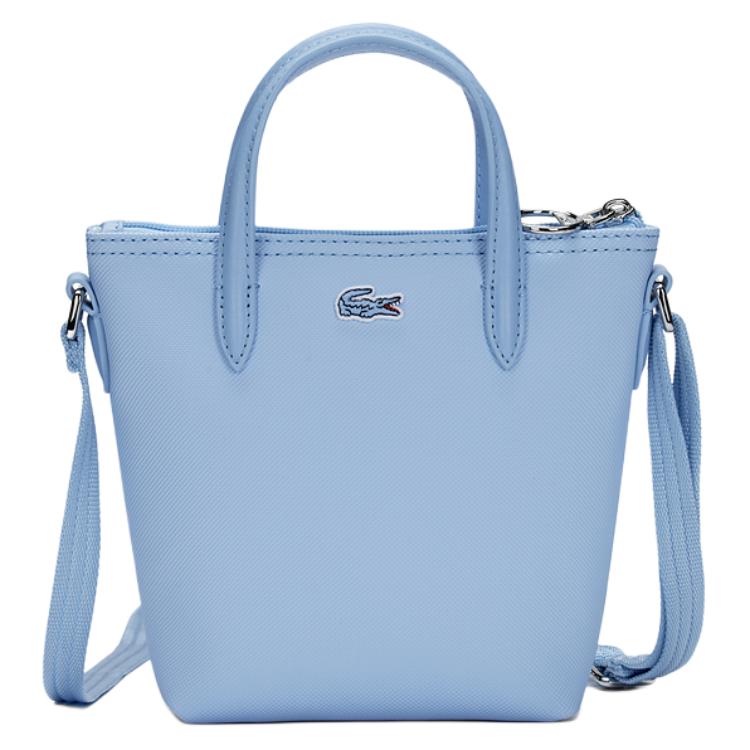 

LACOSTE Плечевая сумка из ПВХ маленькая женская синяя, Blue