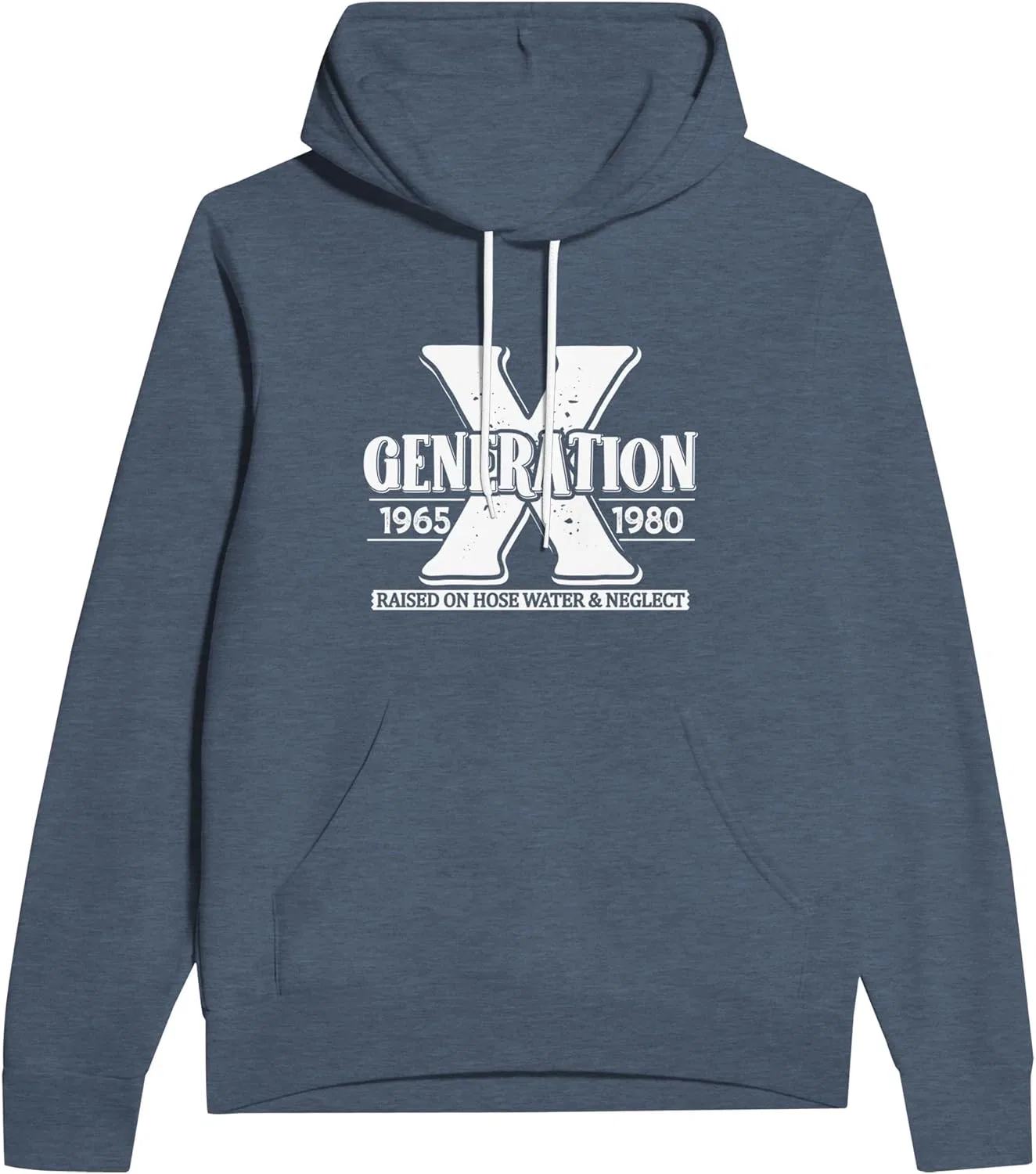 Худи Generation X - унисекс, 100% хлопок, пуловер с регулируемым капюшоном