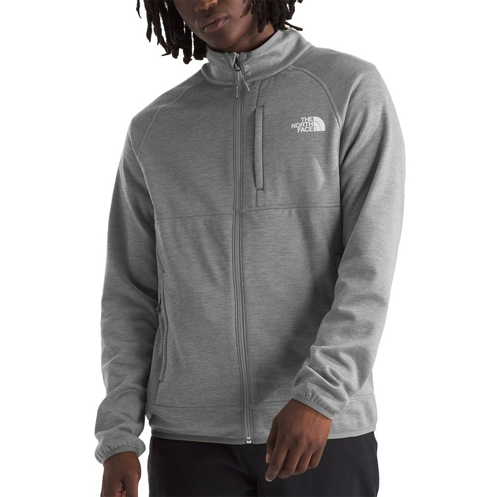 

Мужская флисовая куртка The North Face Canyonlands на молнии, TNF Medium Grey Heather/NPF