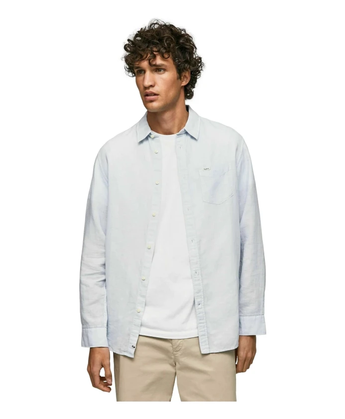 

Длинная рубашка Parker Pepe Jeans, синий