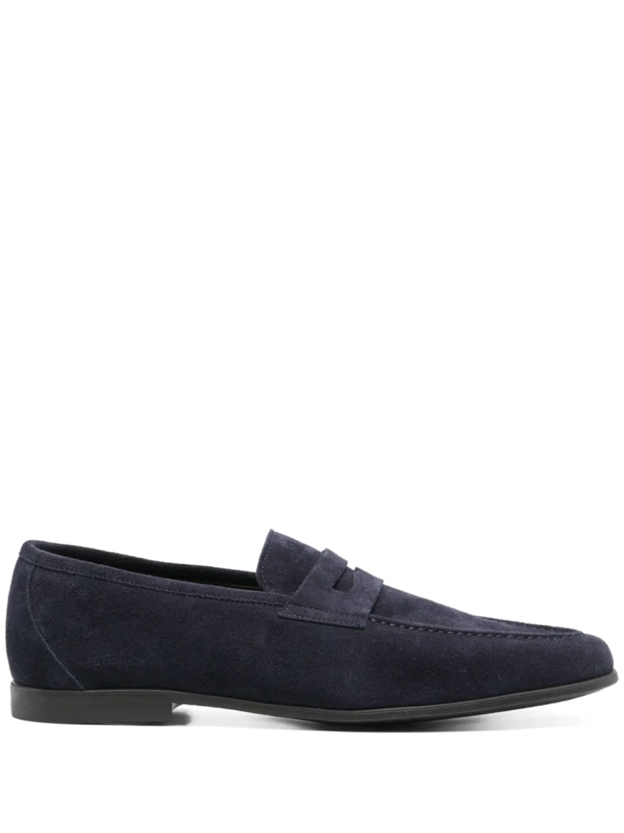 

Canali замшевые лоферы, синий