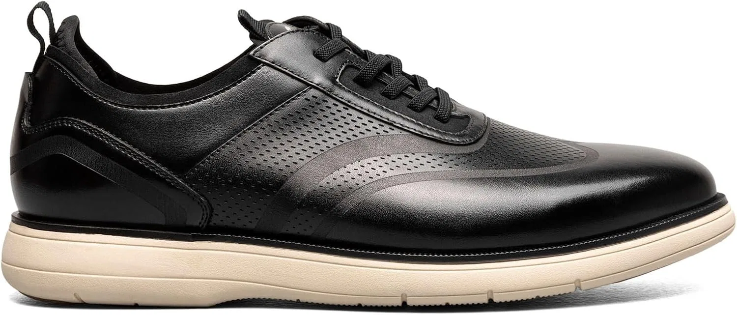 Туфли Stacy Adams Herren Edgewood Wingtip Elastic LaceOxford, Black — фото 3