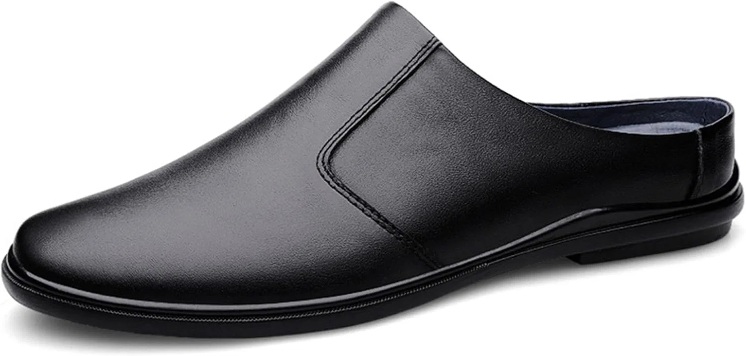 Мужские лоферы Chuuee Mules из кожи, черный CHUUMEE