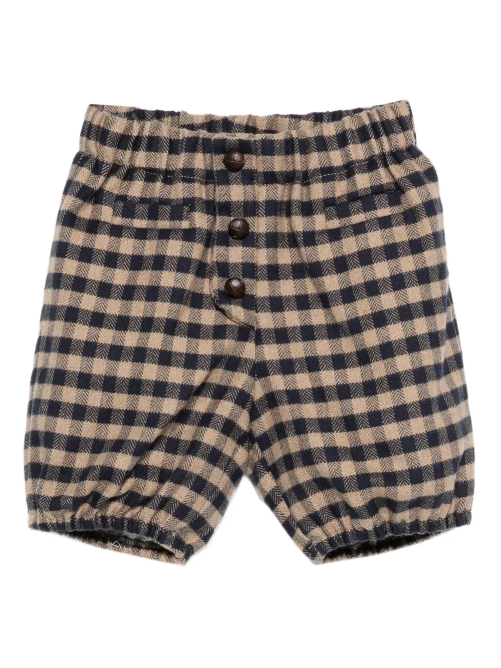 

Шорты в клетку La Stupenderia, коричневый