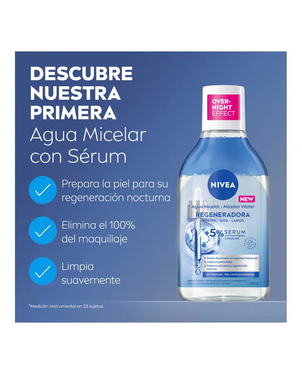 Мицеллярная вода Nivea — С регенерирующей сывороткой, 400 мл — фото 2