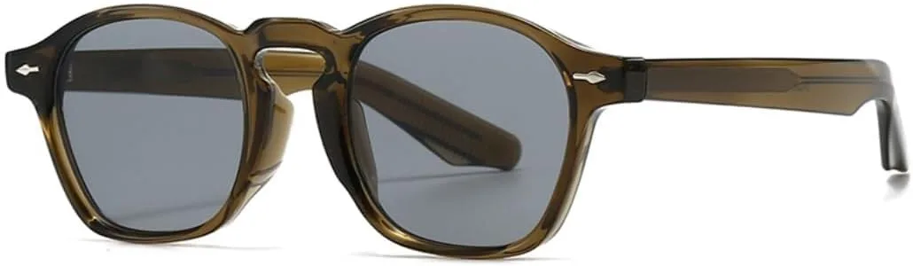 

Солнцезащитные очки с защитой UV400 | Круглая оправа, линзы конфетного цвета | Для женщин и мужчин, для занятий спортом на открытом воздухе и вождения LXLHWN, Clear