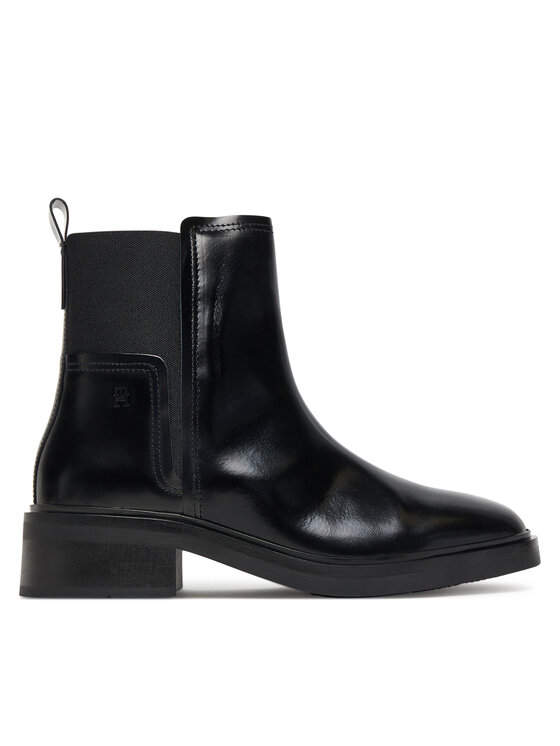 Классические ботильоны Minimal Abrasivato FW0FW08764 Tommy Hilfiger, чёрный