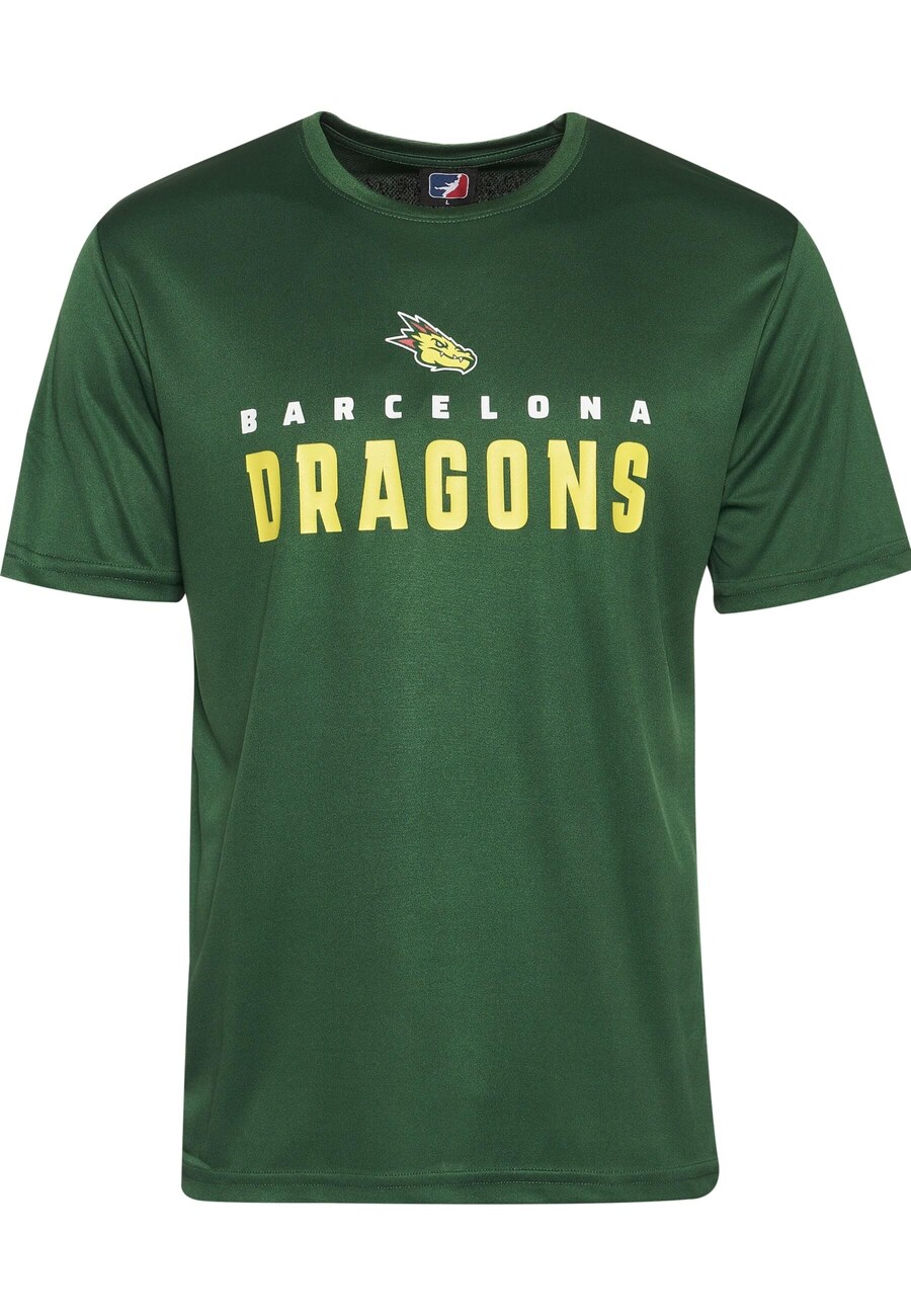 

Рубашка DEF European League Of Football Barcelona Dragon 5, темно-зеленый