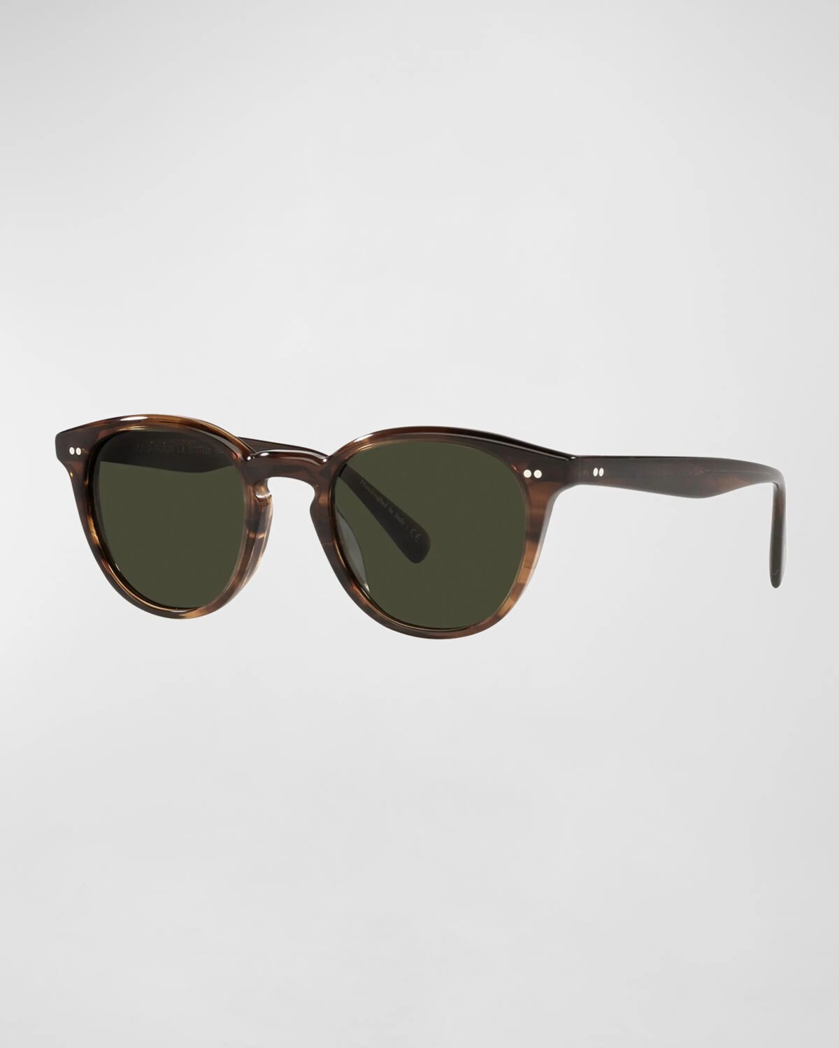

Мужские круглые солнцезащитные очки Desmon Sun 50 из ацетата Oliver Peoples, цвет Dark Tortoise