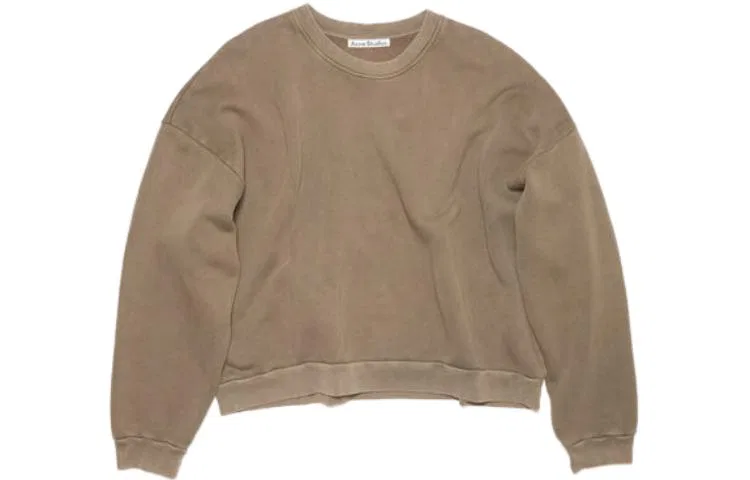 Свитшот с нашивкой Acne Studios Dark Brown