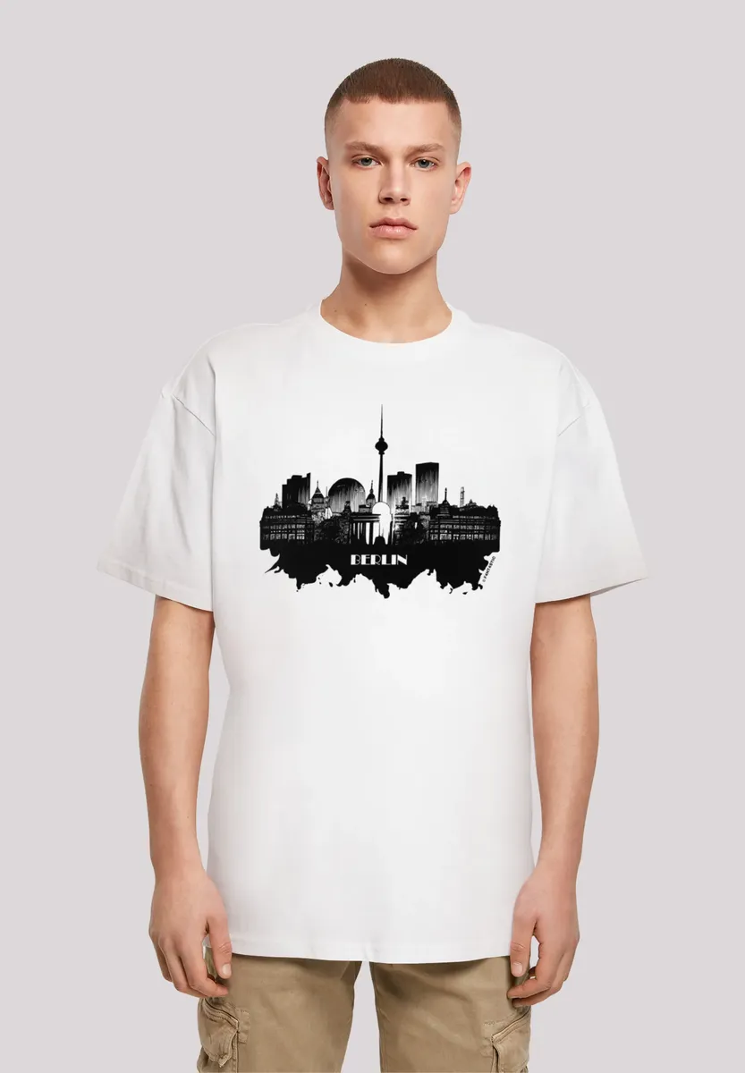 

Футболка F4NT4STIC "Cities Collection - Berlin skyline", принт, белый