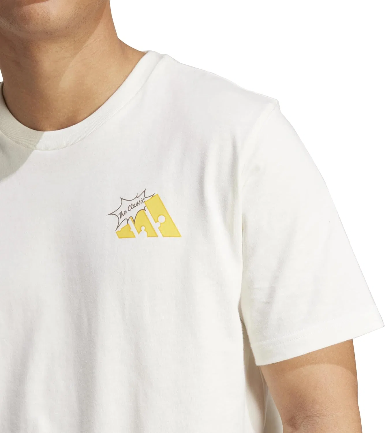 Футболка с принтом adidas Off White/Grilled Cheese — фото 4