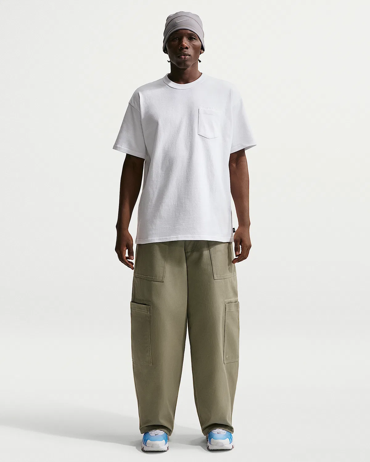 Мужская футболка Nike Sportswear Premium Essentials, White — фото 4