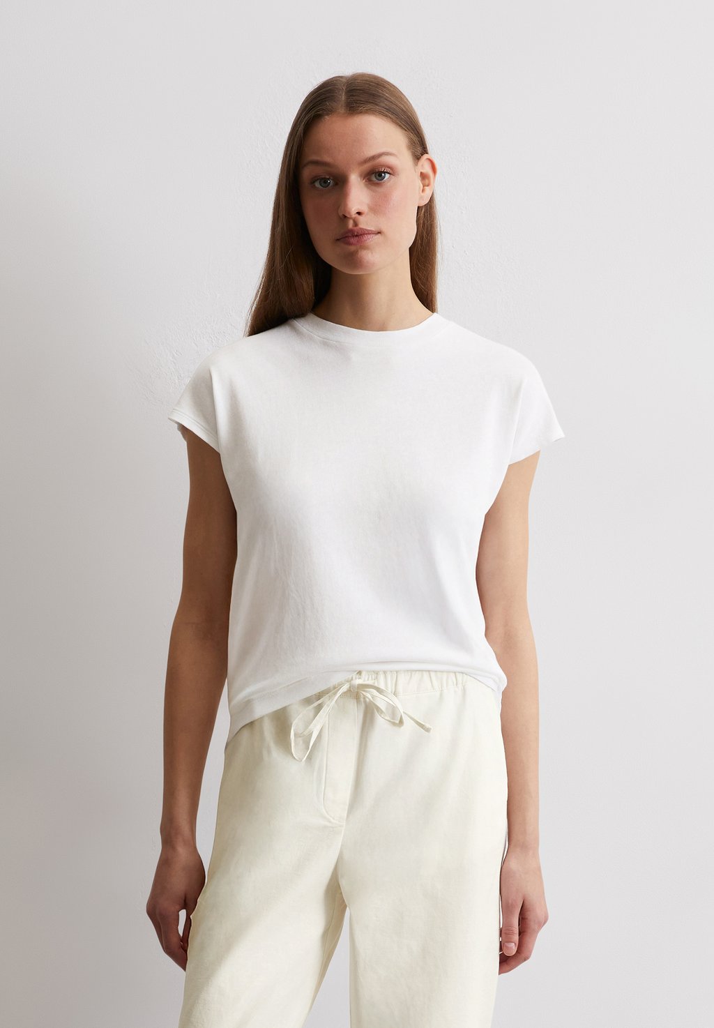

Базовая футболка CUT-ON SLEEVE Marc O'Polo, белый