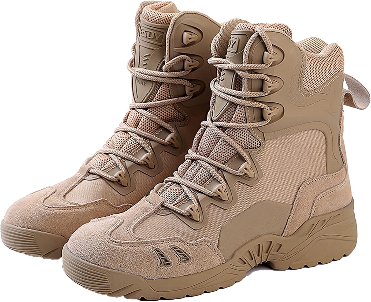 

Мужские походные ботинки Водонепроницаемые Легкие Высокие Ботинки для активного отдыха и треккинга - Хаки Hongrenamz