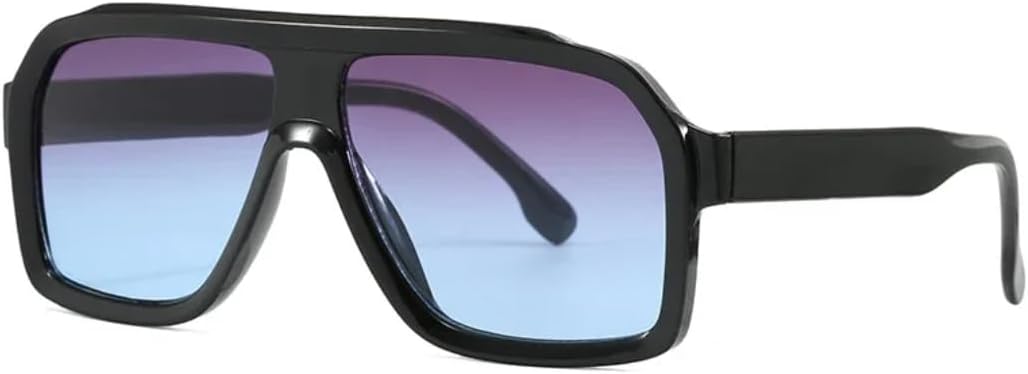 

Солнцезащитные очки с защитой UV400 | Большая оправа, линзы конфетного цвета | Для женщин и мужчин, для занятий спортом на открытом воздухе и вождения (серый, черный) LXLHWN, Black Blue Gray