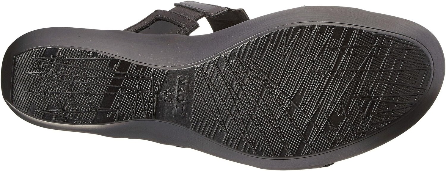 Босоножки Treasure Naot, цвет Black Madras Leather/Black Patent Leather — фото 3