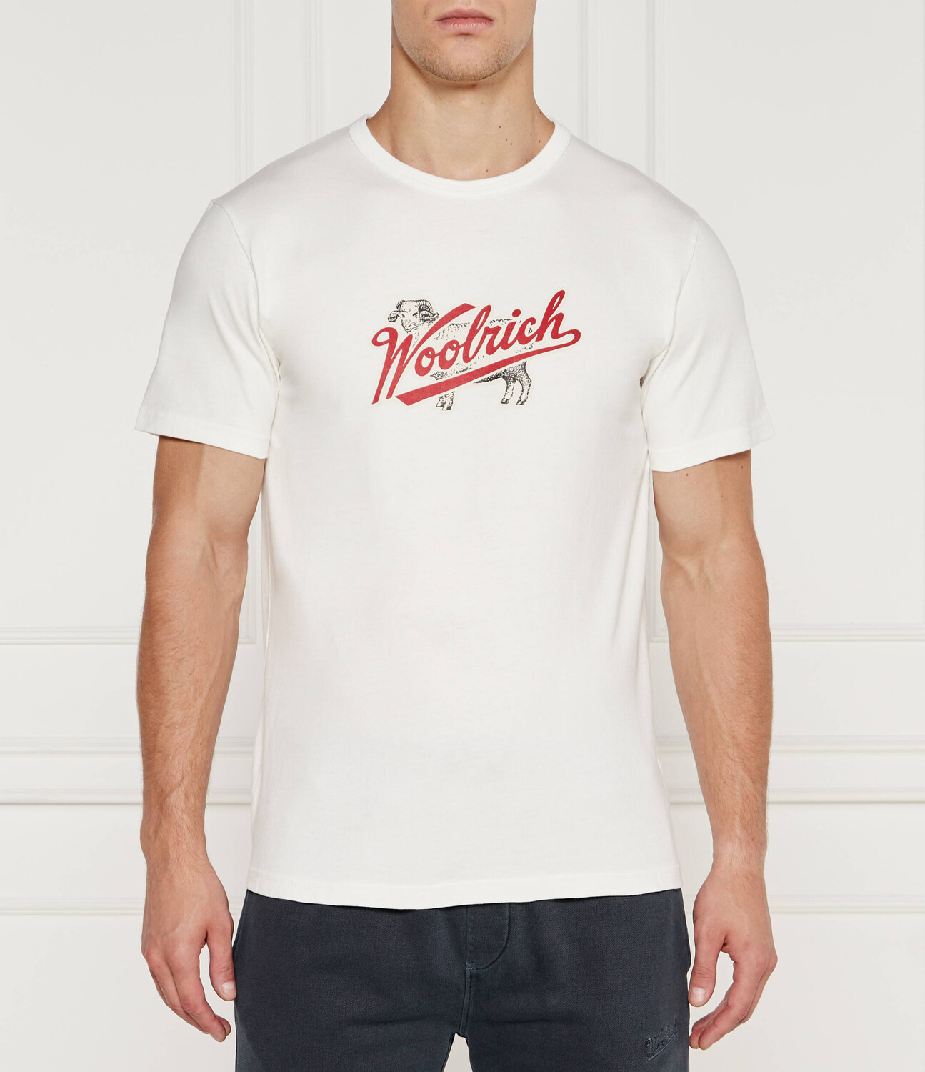 

Футболка Woolrich Regular Fit, белый
