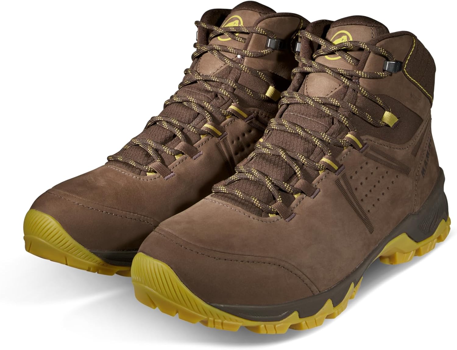 Мужские походные ботинки Mammut Mercury IV Low GTX, титан-ярко-красный, подошва Vibram, 3D мемо-пена, комфорт для дневных походов, зеленый — фото 3