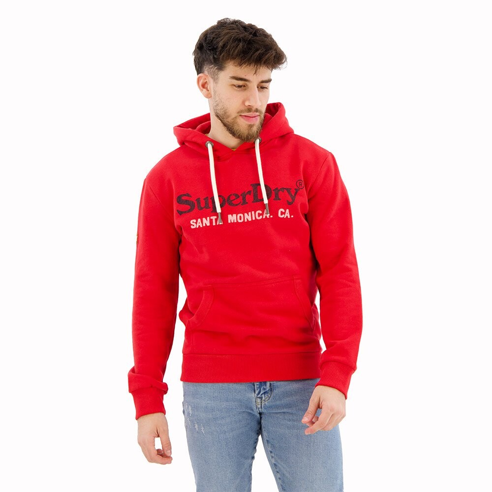 

Худи Superdry Venue Duo Logo, красный