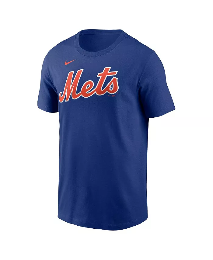 Мужская футболка Mike Piazza Royal New York Mets с именем и номером Fuse Nike — фото 3