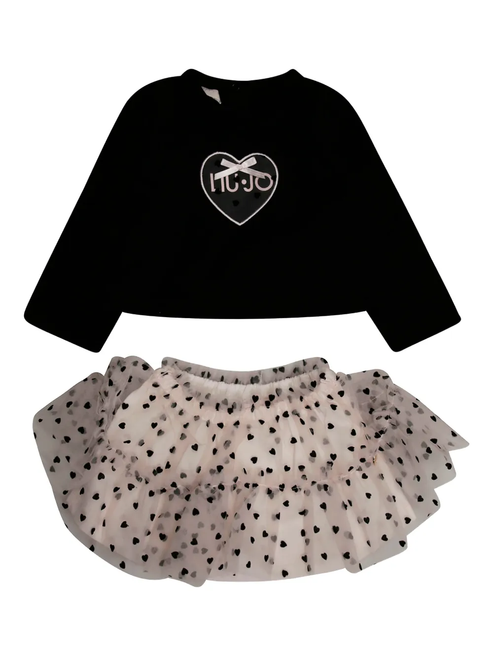

Комплект из юбки с длинными рукавами Liu Jo Kids, розовый