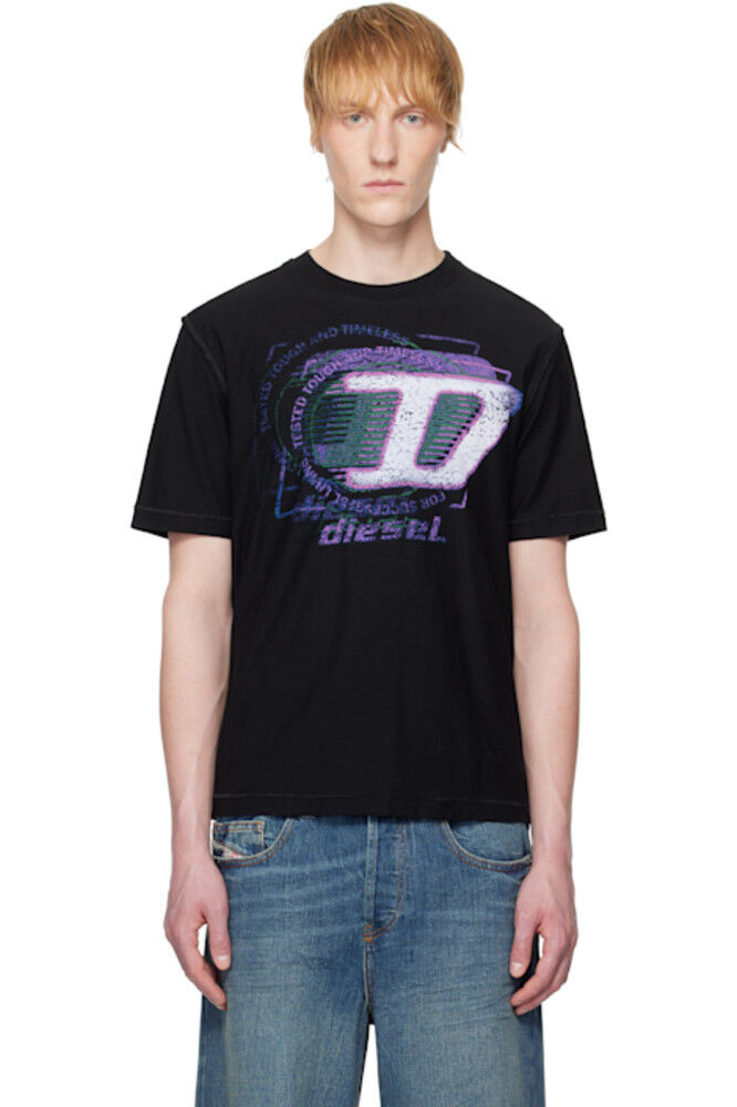 

Черная футболка T-Adjust-R11 Diesel