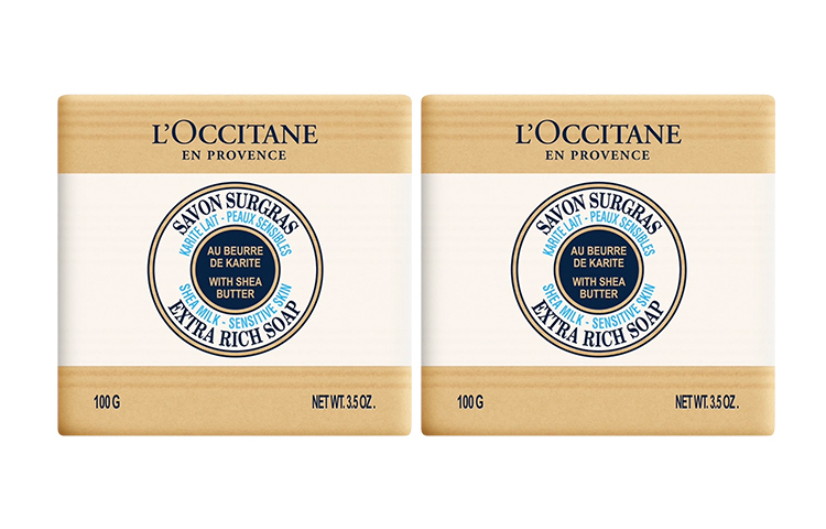 Туалетное мыло L'Occitane Shea Butter Extra-Gentle Soap, 100 г — фото 2