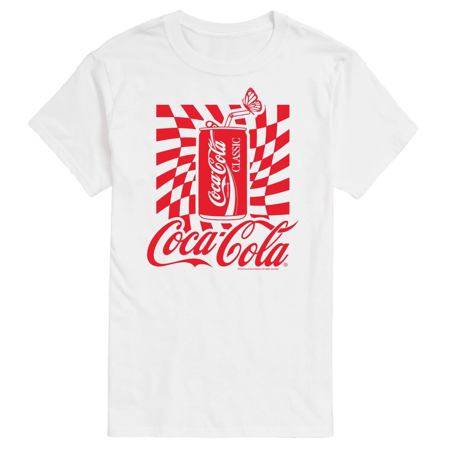 

Мужская футболка с изображением банки Coca-Cola Big & Tall License, белый