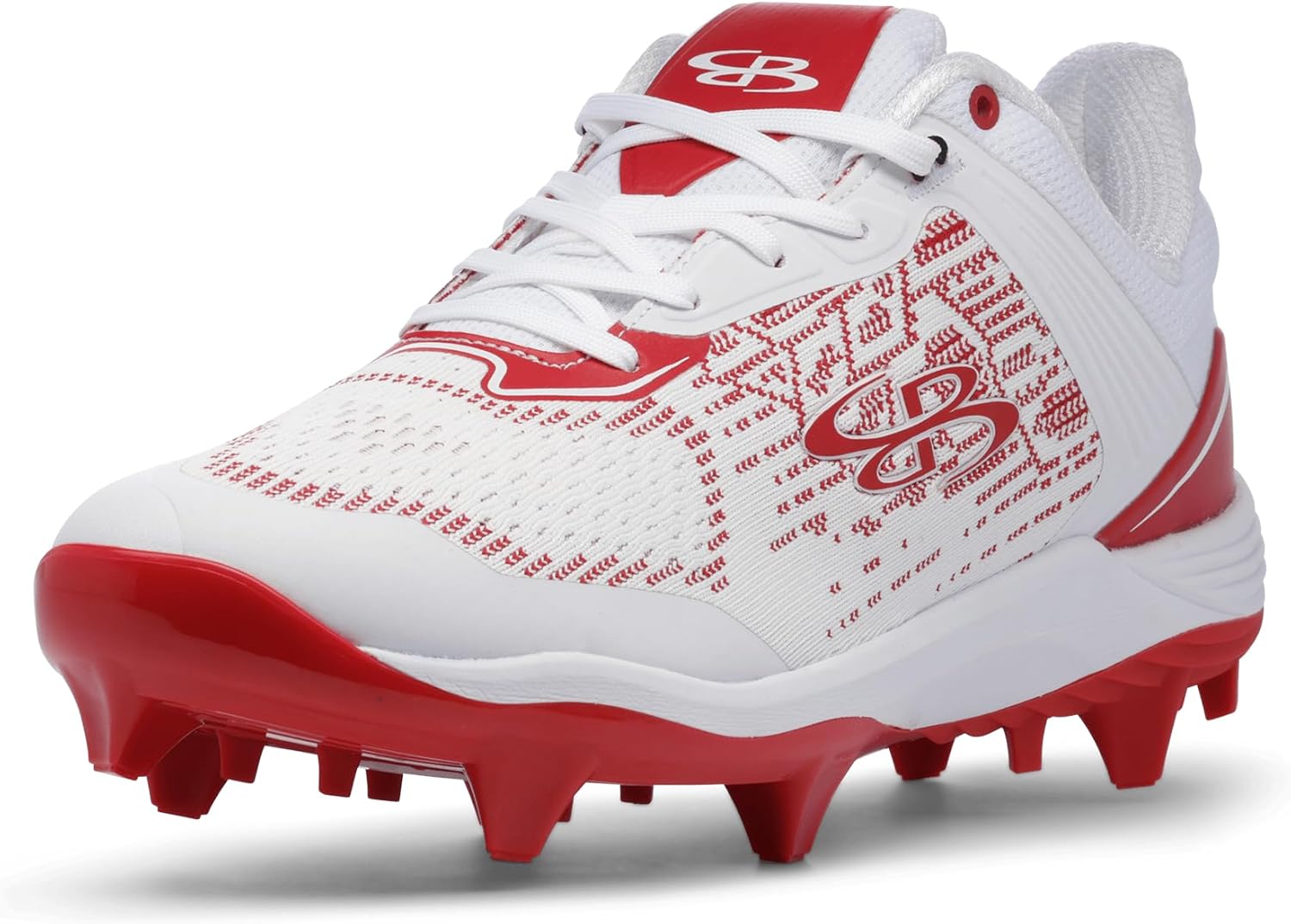 

Мужские бутсы Boombah Viper Pureknit с литой подошвой - Status - Разные цвета - Разные размеры, белый/красный