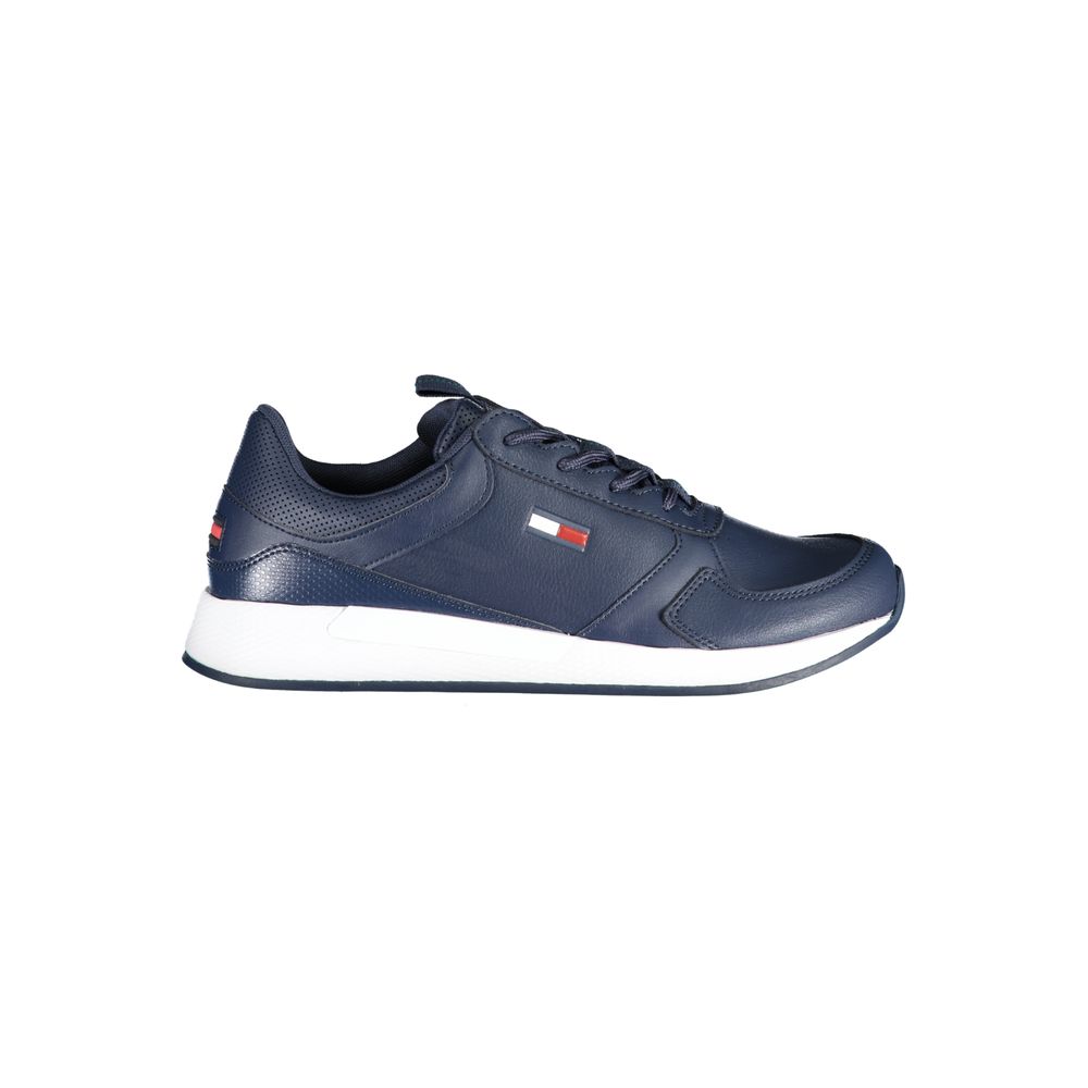 

Синие полиэтиленовые мужские кроссовки Tommy Hilfiger